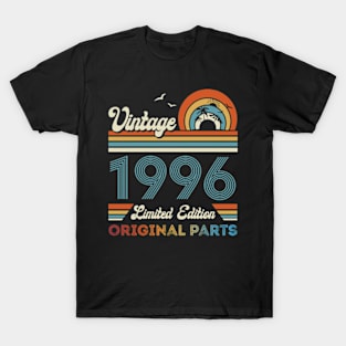 Vintage 1996 28th Birthday Gift For Men Women From Son Daughter T-Shirt